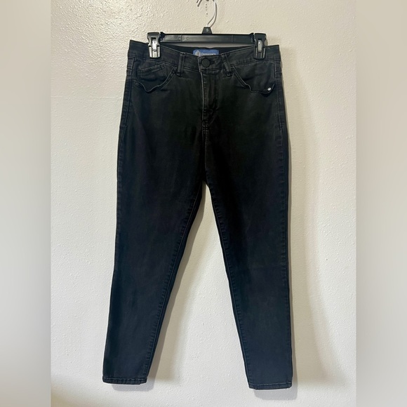 Democracy "Ab"Solution Charcoal Black Skinny Jean - Size 8 (29") - Picture 6 of 10